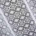 Firana o strukturze siatki w stylu vintage - 140 x 250 cm - biały 5