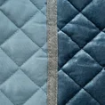 EUROFIRANY PREMIUM narzuta welwetowa KRISTIN zdobiona błyszczącą pasmanterią pikowana metodą tradycyjnego szycia - 220 x 240 cm - niebieski 4