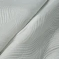 Narzuta  z  welwetu pikowana metodą tradycyjnego szycia w falujący wzór - 170 x 210 cm - biały 3