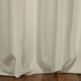 Zasłona jednokolorowa RITA z gładkiej tkaniny - 140 x 250 cm - beżowy 3