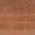 Ręcznik DAMLA z welurową bordiurą - 70 x 140 cm - ceglasty 2