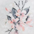 Obraz CHERISH ręcznie malowany na płótnie gałązka jabłoni - 70 x 70 cm - jasnoróżowy 1