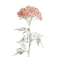 KRWAWNIK kwiat sztuczny dekoracyjny - dł. 65 cm śr. kwiat 17 cm - pomarańczowy 1