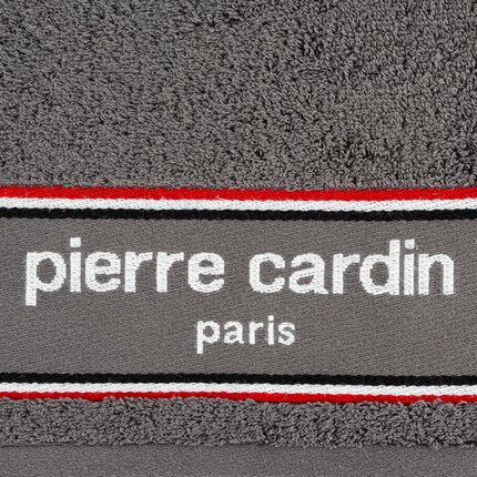 PIERRE CARDIN Ręcznik KARL z żakardową bordiurą i kontrastującą nicią z logo kolekcji pier cardin, 450 g/m2 50 x 90 cm