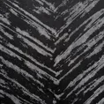 Zasłona z welwetu SARA z metalicznym nadrukiem geometrycznym - 140 x 250 cm - czarny 12