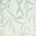 Bieżnik BLINK 15 z welwetu z delikatnymi jasnozłotymi gałązkami - 35 x 180 cm - biały 5