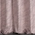 Zasłona RIVA z miękkiego welwetu z drobnym marmurowym wzorem - 140 x 270 cm - różowy 3