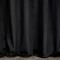 Zasłona MADLEN z gładkiego i miękkiego welwetu - 140 x 300 cm - czarny 3