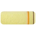 Ręcznik z delikatnym ozdobnym stebnowaniem - 70 x 140 cm - żółty 3