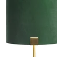 Lampa stołowa EZRA z welwetowym abażurem - ∅ 27 x 46 cm - zielony 2