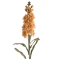 OSTRÓŻKA sztuczny kwiat dekoracyjny z płatkami z jedwabistej tkaniny - 80 cm - musztardowy 1