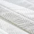 EUROFIRANY PREMIUM Narzuta z welwetu  z wytłaczanym wzorem i dodatkiem brokatu - 220 x 240 cm - biały 5
