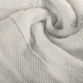 Ręcznik LORITA 50X90 cm bawełniany z żakardową bordiurą w stylu eko - 50 x 90 cm - beżowy 5