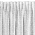 Zasłona OFELIA z tkaniny typu bukla przeszywana metaliczną nicią - 135 x 270 cm - biały 3