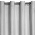 Zasłona welwetowa DARCY ze srebrzystym nadrukiem w pepitkę - 140 x 250 cm - srebrny 4