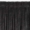 Zasłona RIVA z miękkiego welwetu z drobnym marmurowym wzorem - 140 x 270 cm - czarny 6