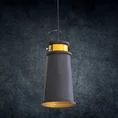 Lampa LARRY z metalu  w stylu loftowym - ∅ 19 x 36 cm - złoty 1