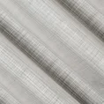 Tkanina firanowa gładka  etamina  o gęstym splocie zakończona szwem obciążającym - 300 cm - srebrny 5