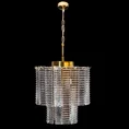 Lampa DALIA z prostokątnymi szklanymi zawieszkami - ∅ 32 x 40 cm - złoty 10
