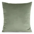 Poszewka GAJA 1 z welwetu o delikatnym połysku gładka - 45 x 45 cm - jasnomiętowy 1