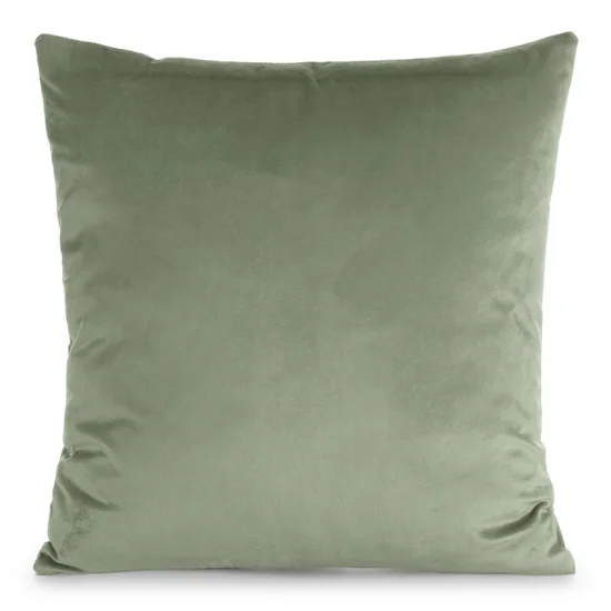 Poszewka GAJA 1 z welwetu o delikatnym połysku gładka - 45 x 45 cm - jasnomiętowy