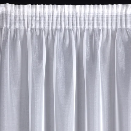Firana biała z gładkiej tkaniny o błyszczącej powierzchni 140x270 cm taśma ALIA Firana biała z gładkiej tkaniny o błyszczącej powierzchni 140x270 cm taśma ALIA - 140 x 270 cm