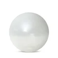 Figurka kula GABI ręcznie wykonany ze szkła artystycznego z perłową poświatą - ∅ 11 x 11 cm - biały 1