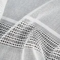 Firana INES z trzema pasami misternej ażurowej aplikacji - 140 x 270 cm - biały 14