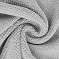 Ręcznik MABEL z kontrastującym obszyciem na krawędzi - 70 x 140 cm - stalowy 5