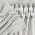 Zasłona DORA z gładkiej i miękkiej w dotyku tkaniny o welurowej strukturze - 140 x 175 cm - jasnoszary 8