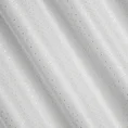 Firana gotowa SIBEL z jasnozłotym nadrukiem drobnych kwadracików - 300 x 150 cm - biały 7