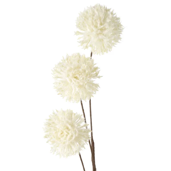 CZOSNEK OZDOBNY kwiat sztuczny dekoracyjny - 63 cm - kremowy