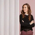 Firana MIRELLA o strukturze siateczki nie wymagająca prasowania - 140 x 250 cm - biały 5