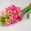HIACYNT kwiat sztuczny dekoracyjny - dł. 50 cm dł. kwiat 13 cm - amarantowy 2