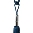 Dekoracyjny sznur do upięć z chwostem - 72 x 33 cm - ciemnoniebieski 3