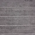 Ręcznik z bordiurą z przetykaną srebrną nicią - 50 x 90 cm - srebrny 2