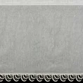 Zazdrostka z matowej etaminy zdobiona gipiurą - 150 x 60 cm - kremowy 3