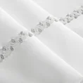 DIVA LINE Bieżnik zdobiony elegancką listwą oraz lamówką ze srebrnymi elementami w eleganckim opakowaniu - 40 x 180 cm - biały 6