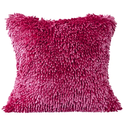Poszewka SHAGGY z długimi ozdobnymi frędzlami Poszewka SHAGGY z długimi ozdobnymi frędzlami - 50 x 50 cm
