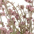 GAŁĄZKA Z DROBNYMI JAGODAMI, kwiat sztuczny dekoracyjny z pianki foamiran - 50 cm - jasnoróżowy 2