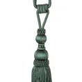 Dekoracyjny sznur do upięć z chwostem - dł. 60 cm - butelkowy zielony 7