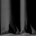 Zasłona z welwetu zdobiona pasem tkaniny z moherową nicią oraz połyskliwych czarnych cekinów - 140 x 250 cm - czarny 3
