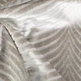 Zasłona LUSSI z lśniącego welwetu z żakardowym wzorem - 140 x 250 cm - jasnobeżowy 11