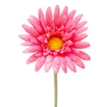 GERBERA kwiat sztuczny dekoracyjny - dł. 52 cm śr. kwiat 11 cm - różowy 1