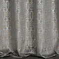 Zasłona LAURA z welwetu z cieniowanym srebrno-złotym wzorem w stylu boho - 140 x 250 cm - stalowy 3