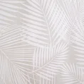 Zasłona BELLA z nadrukiem jednokolorowych liści palmowych - 140 x 250 cm - beżowy 5