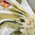 Zasłona ALEA z miękkiego welwetu zdobiona kwiatowym nadrukiem - 140 x 250 cm - biały 8