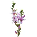 MAGNOLIA gałązka duża, kwiat sztuczny dekoracyjny - dł. 91 cm dł. z kwiatami 53 cm śr. kwiat 9 cm - różowy 1
