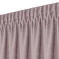 Zasłona DORA z gładkiej i miękkiej w dotyku tkaniny o welurowej strukturze - 160 x 180 cm - wrzosowy 6