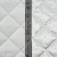 EUROFIRANY PREMIUM narzuta welwetowa KRISTIN zdobiona błyszczącą pasmanterią pikowana metodą tradycyjnego szycia - 220 x 240 cm - biały 4